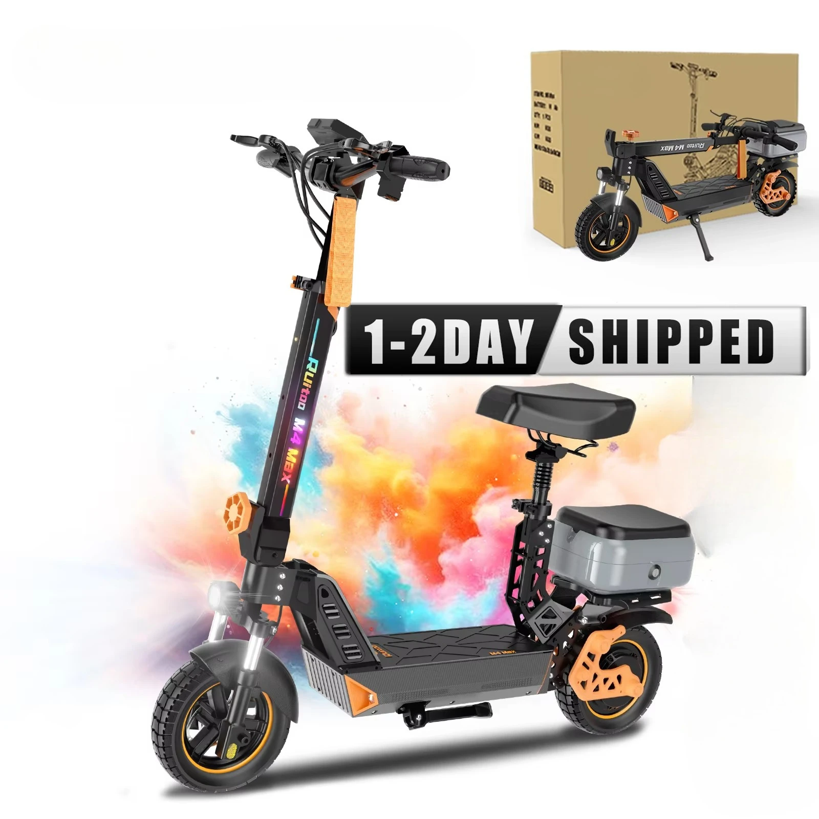 Ruitoo M4 MAX Electric Scooter 48V for Adults Powerful Foldable Wholesale Factory Escooter Trotinet Electric Trotinette
Ruitoo M4 MAX Electric Scooter 48V for Adults Powerful Foldable Wholesale Factory Escooter Trotinet Electric Trotinette