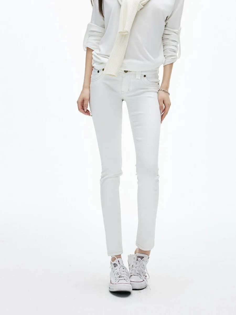 Washed Cotton Stretch Denim Pants High Waist Slim Fit Straight Leg Women's Spring Autumn Fashion Casual Jeans
Washed Cotton Stretch Denim Pants High Waist Slim Fit Straight Leg Women's Spring Autumn Fashion Casual Jeans