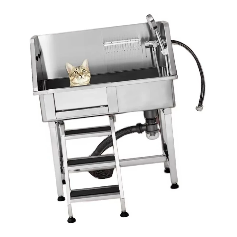 Новая дизайнерская роскошная ванна-станция для мытья и груминга домашних животных из нержавеющей стали
Новая дизайнерская роскошная ванна-станция для мытья и груминга домашних животных из нержавеющей стали