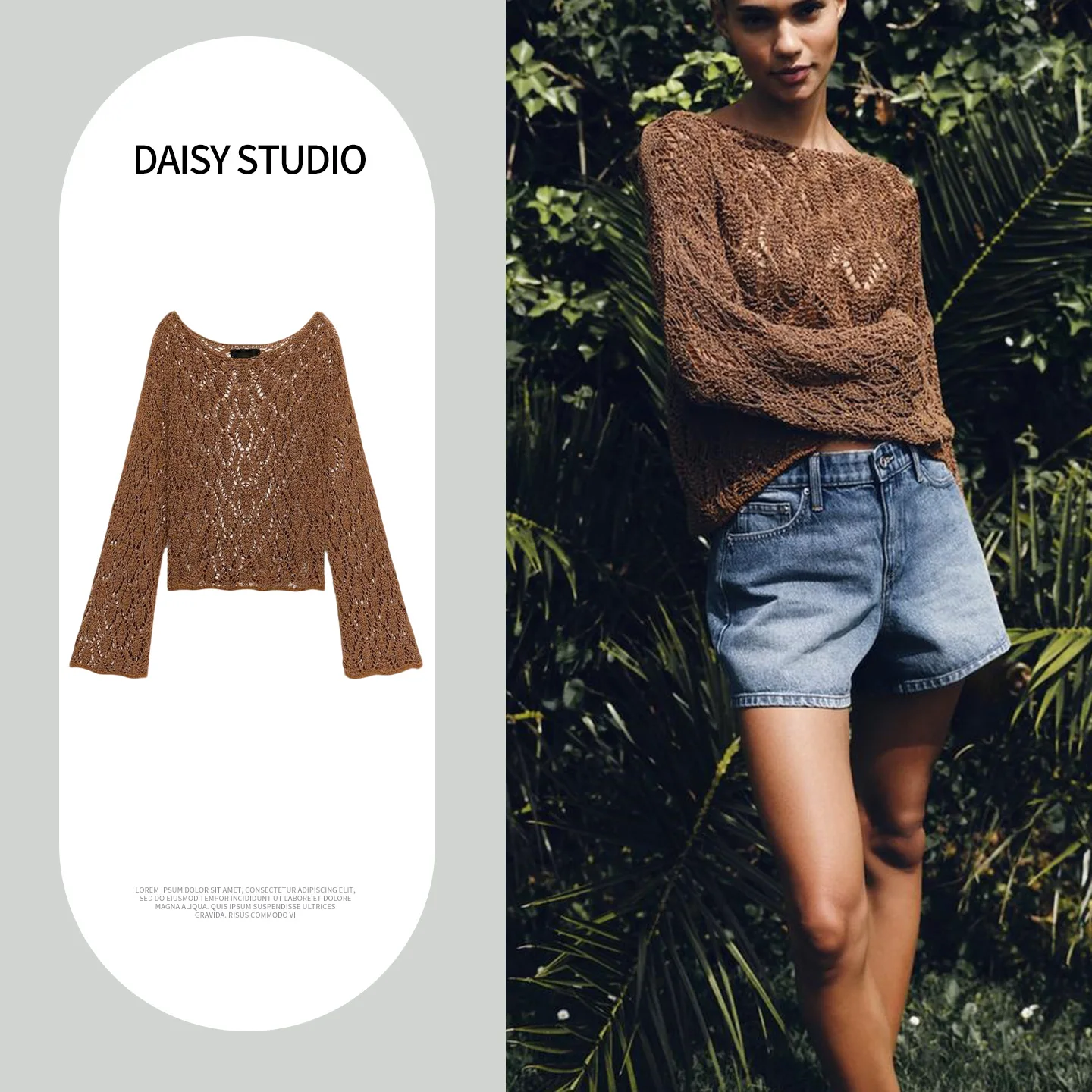 New Summer Women's Knitted Hollow out Long Sleeve One Shoulder Decorative A-Line Hemline Casual Style Polyester Fiber Top
New Summer Women's Knitted Hollow out Long Sleeve One Shoulder Decorative A-Line Hemline Casual Style Polyester Fiber Top