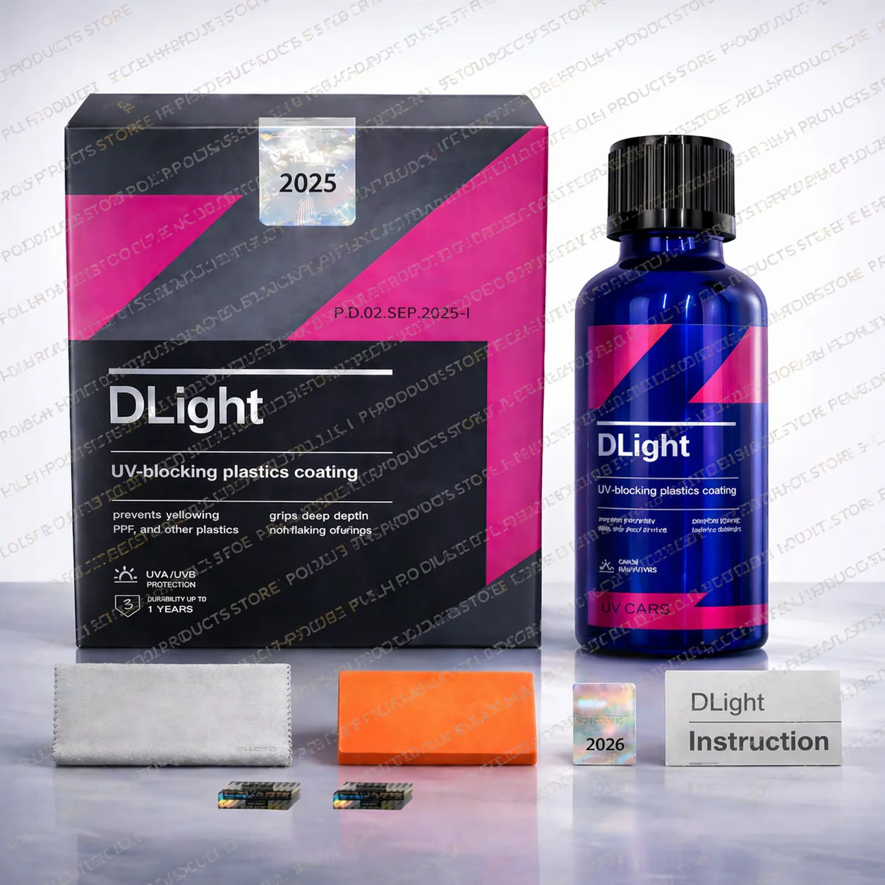 For Car CQUARTZ DLight UV Ceramic Headlight Coating Long-Lasting Protection Coating for Car Care Headlights and PPF Plastics
For Car CQUARTZ DLight UV Ceramic Headlight Coating Long-Lasting Protection Coating for Car Care Headlights and PPF Plastics