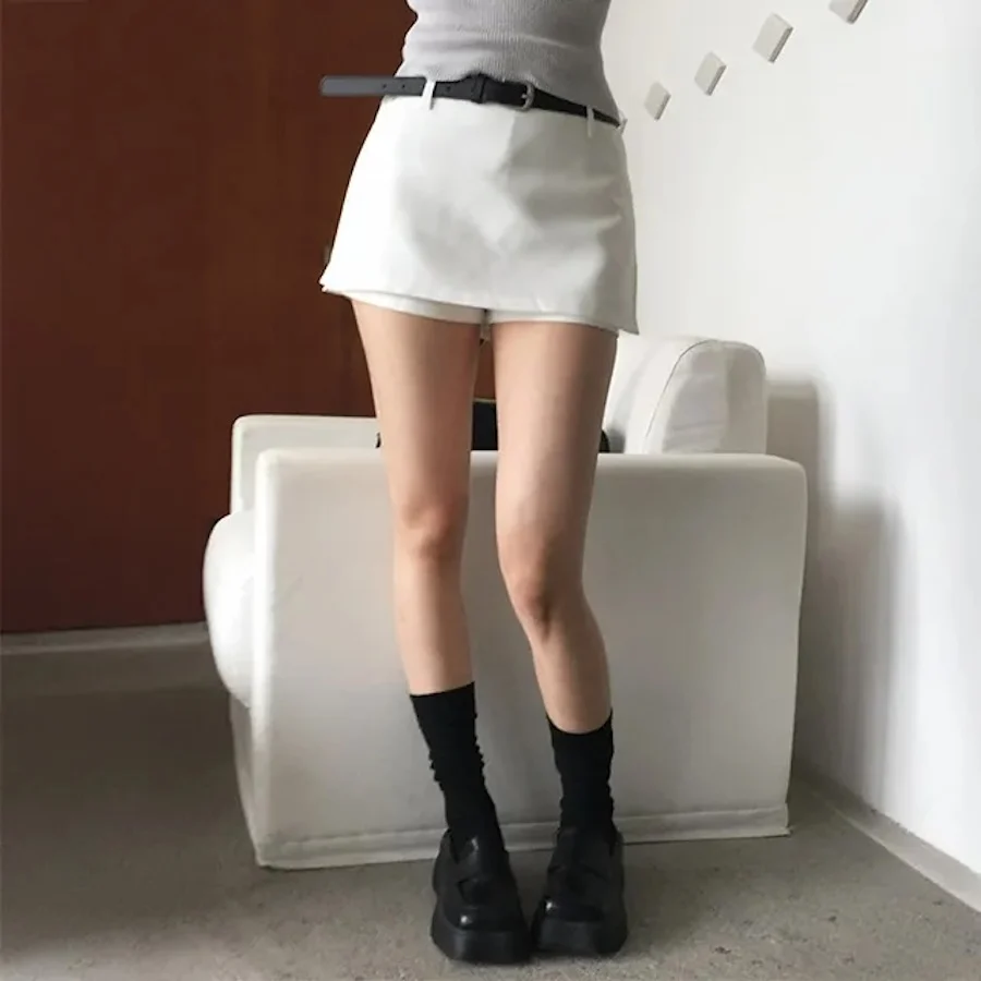 High Waist Safety Pants Versatile Half Skirt Suit Short A-Line Skirt Pants Casual High Waist A-Line Skirt for Women
High Waist Safety Pants Versatile Half Skirt Suit Short A-Line Skirt Pants Casual High Waist A-Line Skirt for Women