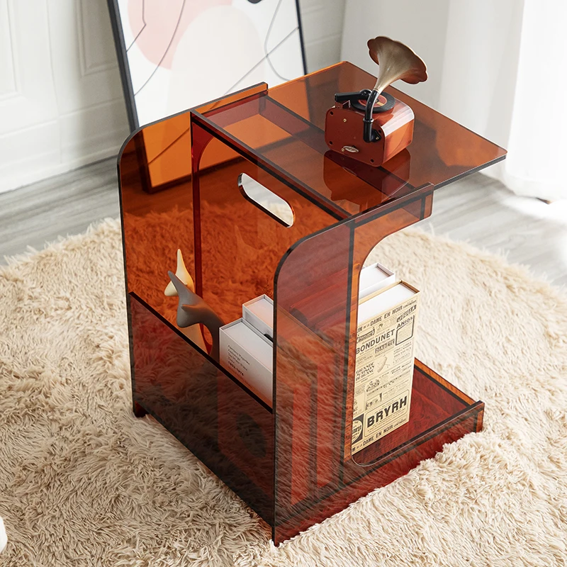 4*Nordic acrylic sofa side few light luxury minimalist storage rack balcony bay window small coffee table
4*Nordic acrylic sofa side few light luxury minimalist storage rack balcony bay window small coffee table