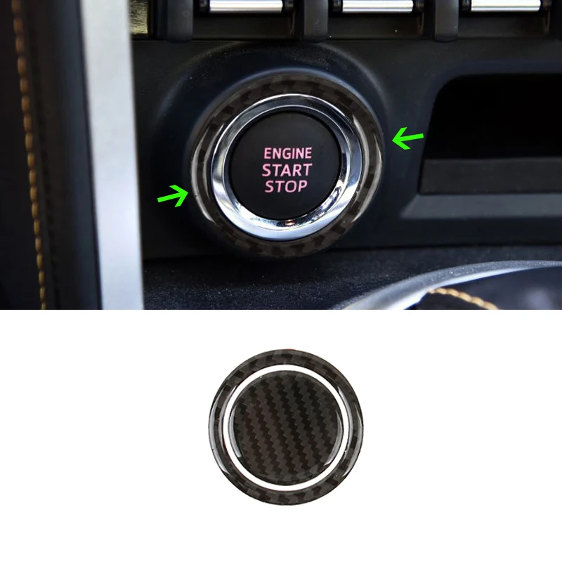 For Toyota 86 Subaru BRZ 2013 2014 2015 2016 2017 Carbon Fiber Engine Start Stop Button Ring Mouldings Cover Trim
For Toyota 86 Subaru BRZ 2013 2014 2015 2016 2017 Carbon Fiber Engine Start Stop Button Ring Mouldings Cover Trim