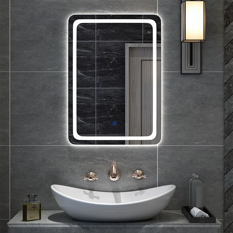 Bath Bathroom Mirror Anti Fog Mirror Beauty Makeup Cosmetic Mirror white light LED Light Wall Mounted cold Rectangular Mirrors
Bath Bathroom Mirror Anti Fog Mirror Beauty Makeup Cosmetic Mirror white light LED Light Wall Mounted cold Rectangular Mirrors