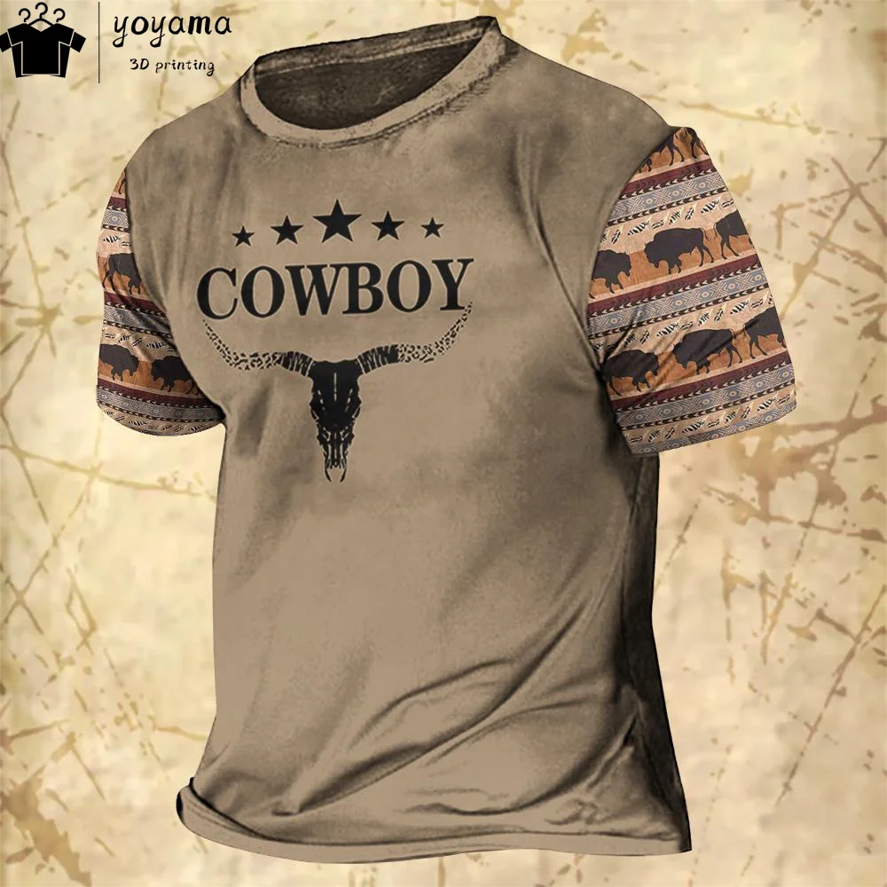Western Cowboy Shirt Men's T-shirt 3D Denim Graphic T shirts Men's Clothing Fashion Short Sleeve Tee O-Neck Oversized T-Shirt
Western Cowboy Shirt Men's T-shirt 3D Denim Graphic T shirts Men's Clothing Fashion Short Sleeve Tee O-Neck Oversized T-Shirt