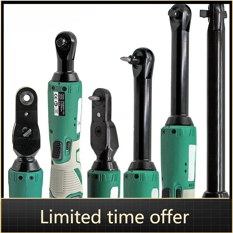 Extended 90 Degree Electric Wrench, Right Angle Lithium Battery Powered Perforation Threading Tool
Extended 90 Degree Electric Wrench, Right Angle Lithium Battery Powered Perforation Threading Tool