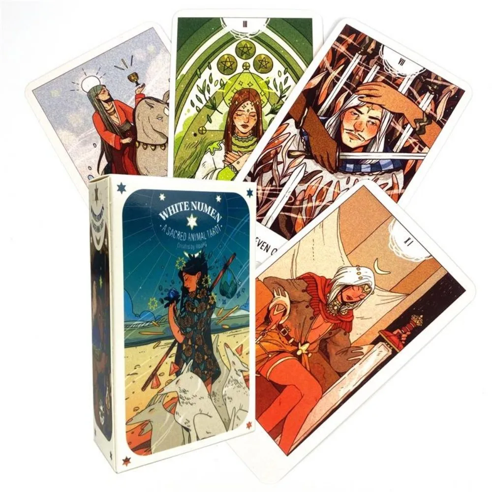 10.3*6cm White Numen: A Sacred Animal Tarot Cards Prophecy Divination Deck English Version Entertainment
10.3*6cm White Numen: A Sacred Animal Tarot Cards Prophecy Divination Deck English Version Entertainment