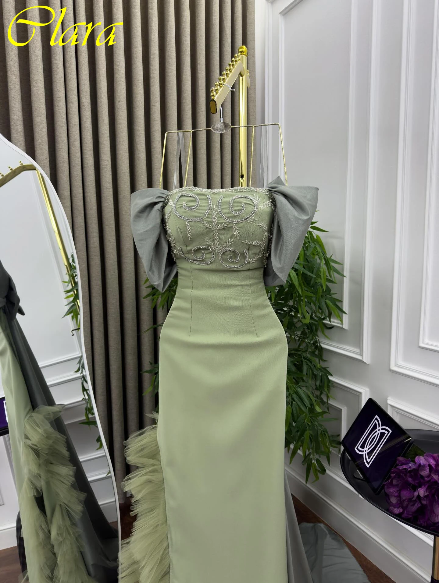 Customized Straight Boat Neck Elegant Formal Evening Dress Temperament Celebrity Gowns Delicate High Quality Party Dress
Customized Straight Boat Neck Elegant Formal Evening Dress Temperament Celebrity Gowns Delicate High Quality Party Dress