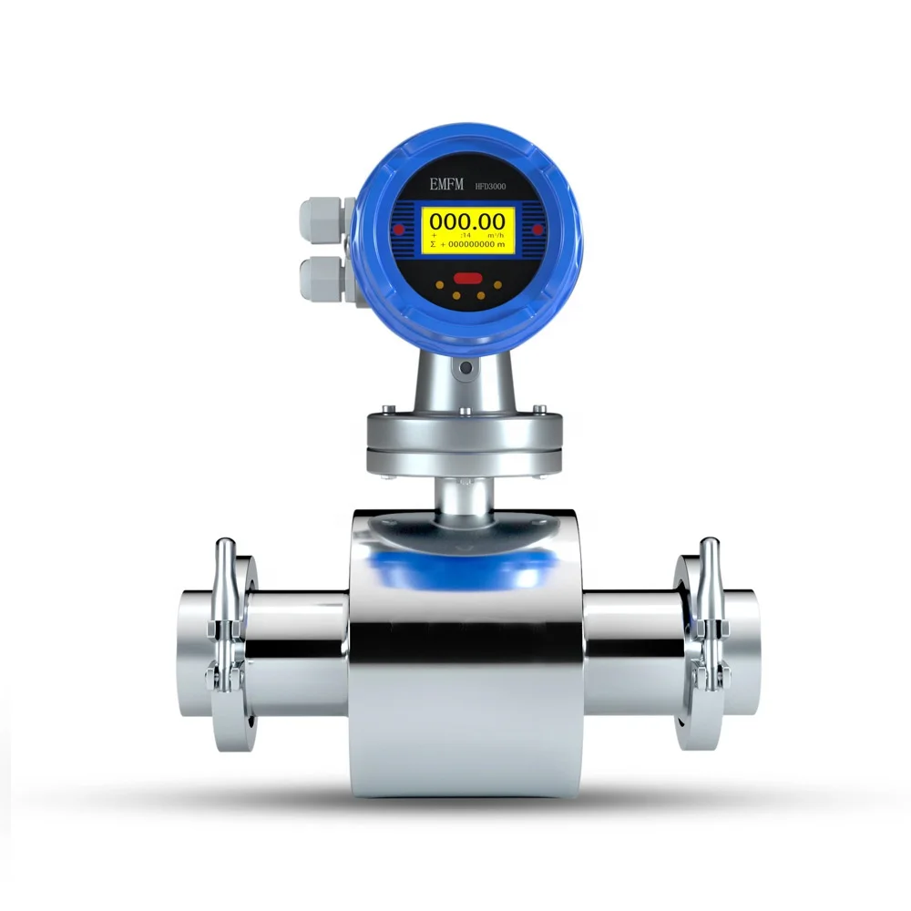 Tri Clamp Flujometro Para Leche DN25 Water Flow Sensors RS485 Food Grade Milk Flowmeter DN50 Electromagnetic Sanitary Flow Meter
Tri Clamp Flujometro Para Leche DN25 Water Flow Sensors RS485 Food Grade Milk Flowmeter DN50 Electromagnetic Sanitary Flow Meter