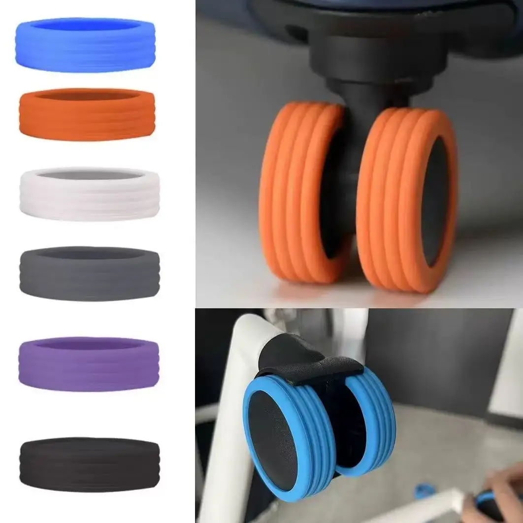 8Pcs Luggage Wheel Protector Silicone Cover Anti-wear Silent Universal Wheel Sleeve for Suitcase & Office Chair
8Pcs Luggage Wheel Protector Silicone Cover Anti-wear Silent Universal Wheel Sleeve for Suitcase & Office Chair