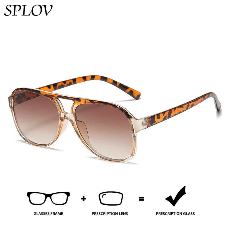 SPLOV Retro Oversized Polarized Prescription Sunglasses Unisex Pilot Gradient Lens UV400 Vintage Trendy Shades Myopia Glasses
SPLOV Retro Oversized Polarized Prescription Sunglasses Unisex Pilot Gradient Lens UV400 Vintage Trendy Shades Myopia Glasses