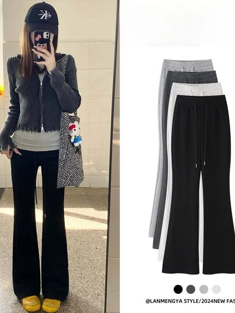 Женские спортивные брюки для йоги с высокой талией, повседневные брюки в американском стиле, весна-осень, новые, из полиэфирного волокна
Женские спортивные брюки для йоги с высокой талией, повседневные брюки в американском стиле, весна-осень, новые, из полиэфирного волокна