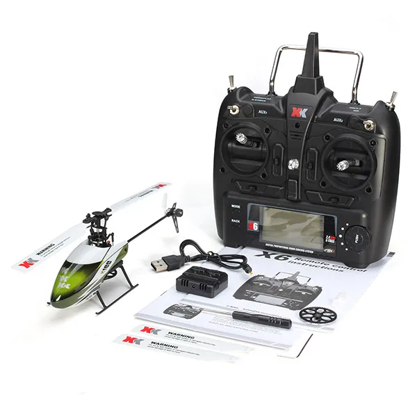 Wltoys XK K100 Falcom 6CH Flybarless 3D 6G System remote control toy Brushless Motor RC Helicopter RTF VS Wltoys V977
Wltoys XK K100 Falcom 6CH Flybarless 3D 6G System remote control toy Brushless Motor RC Helicopter RTF VS Wltoys V977