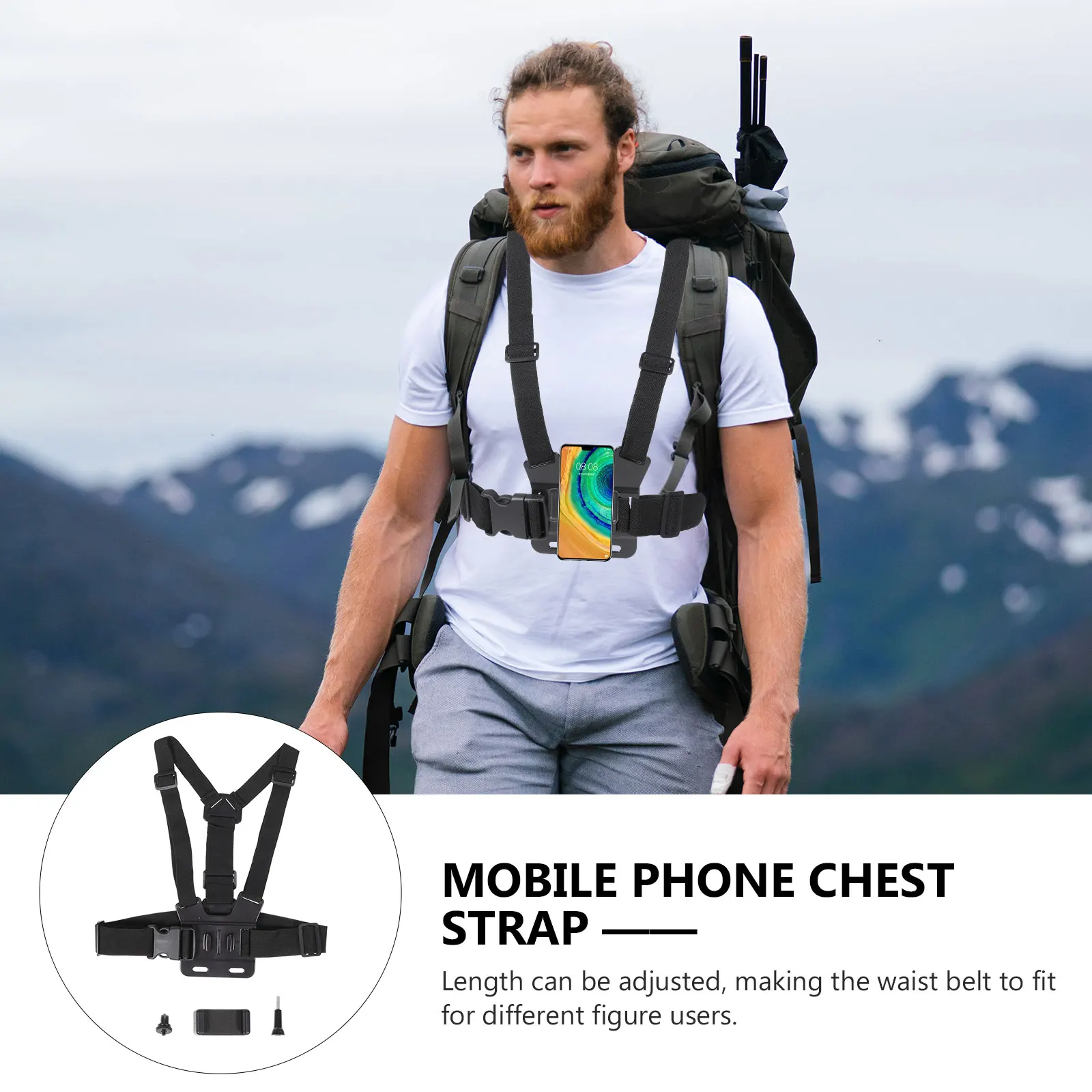 Camera Chest Strap Adjustable Polyester ABS Sports Photography Harness for Mountaineering Travel Cycling High Sturdy
Camera Chest Strap Adjustable Polyester ABS Sports Photography Harness for Mountaineering Travel Cycling High Sturdy
