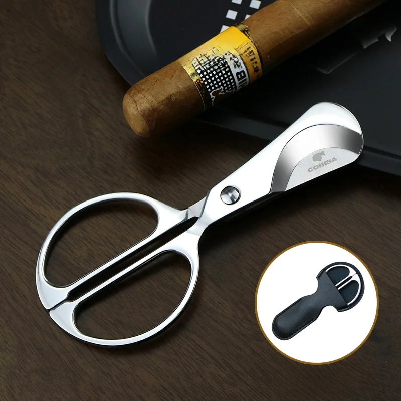 Portable Stainless Steel Cigar Cutter Sharp Cutting Professional Cigar Knife with Case Classic Design for Cigar Lovers
Portable Stainless Steel Cigar Cutter Sharp Cutting Professional Cigar Knife with Case Classic Design for Cigar Lovers