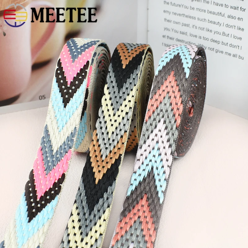 2-10M Meetee 22mm Colorful Jacquard Webbing Tape Sewing Pet Collar Ribbon Bag Strap Clothes Decor Bias Binding Band Accessories
2-10M Meetee 22mm Colorful Jacquard Webbing Tape Sewing Pet Collar Ribbon Bag Strap Clothes Decor Bias Binding Band Accessories