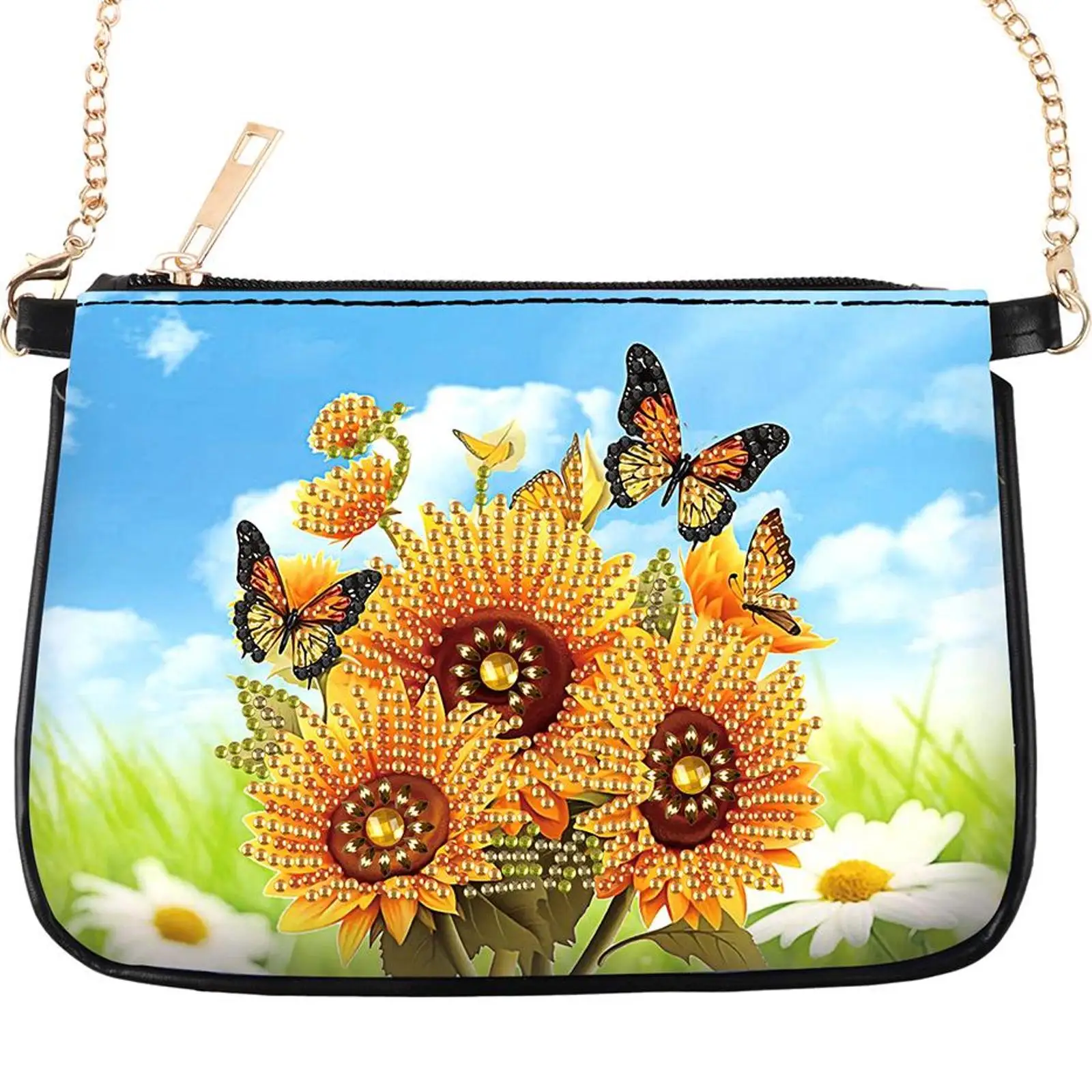 Сумка-клатч в форме бабочки с алмазной вышивкой, стразами и вышивкой, ручной работы, для художественных поделок и макияжа
Сумка-клатч в форме бабочки с алмазной вышивкой, стразами и вышивкой, ручной работы, для художественных поделок и макияжа