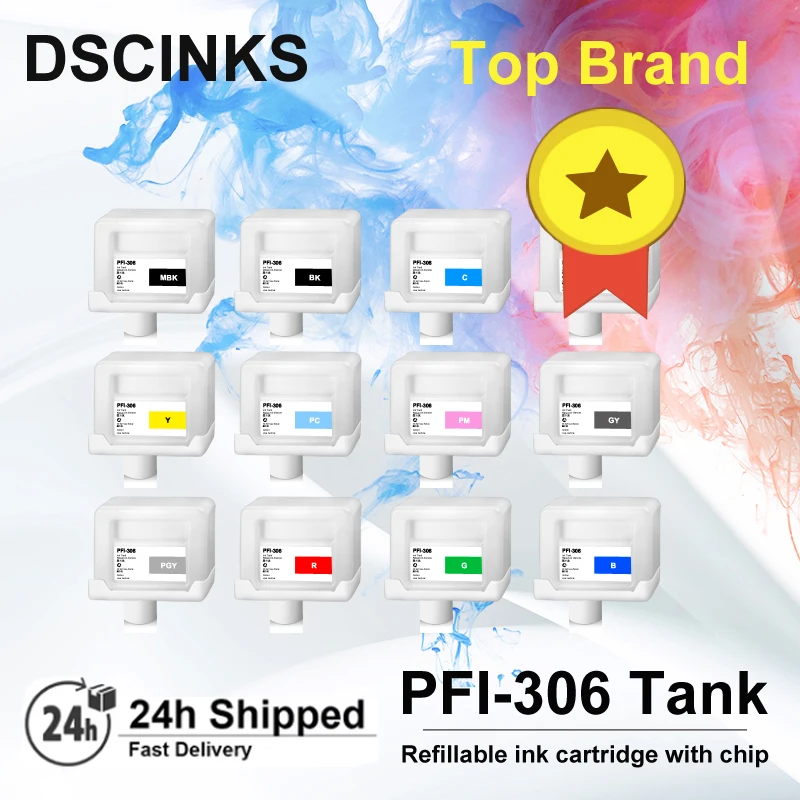 Многоразовый картридж с чернилами PFI-306 объемом 330 мл для принтеров Canon iPF 8400, IPF 9400, IPF 8410, IPF 9410 с чипом.
Многоразовый картридж с чернилами PFI-306 объемом 330 мл для принтеров Canon iPF 8400, IPF 9400, IPF 8410, IPF 9410 с чипом.