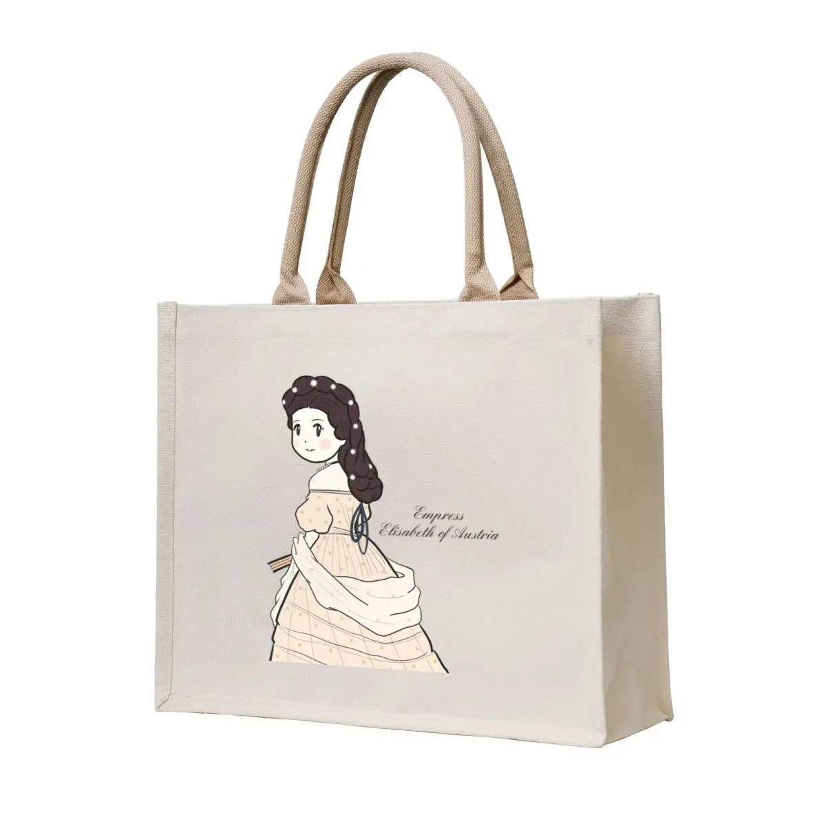 Cute Historical Characters - Empress Elisabeth Sissi of Austria Tote Bag Custom bag Women's tote bag shopping logo 
Cute Historical Characters - Empress Elisabeth Sissi of Austria Tote Bag Custom bag Women's tote bag shopping logo