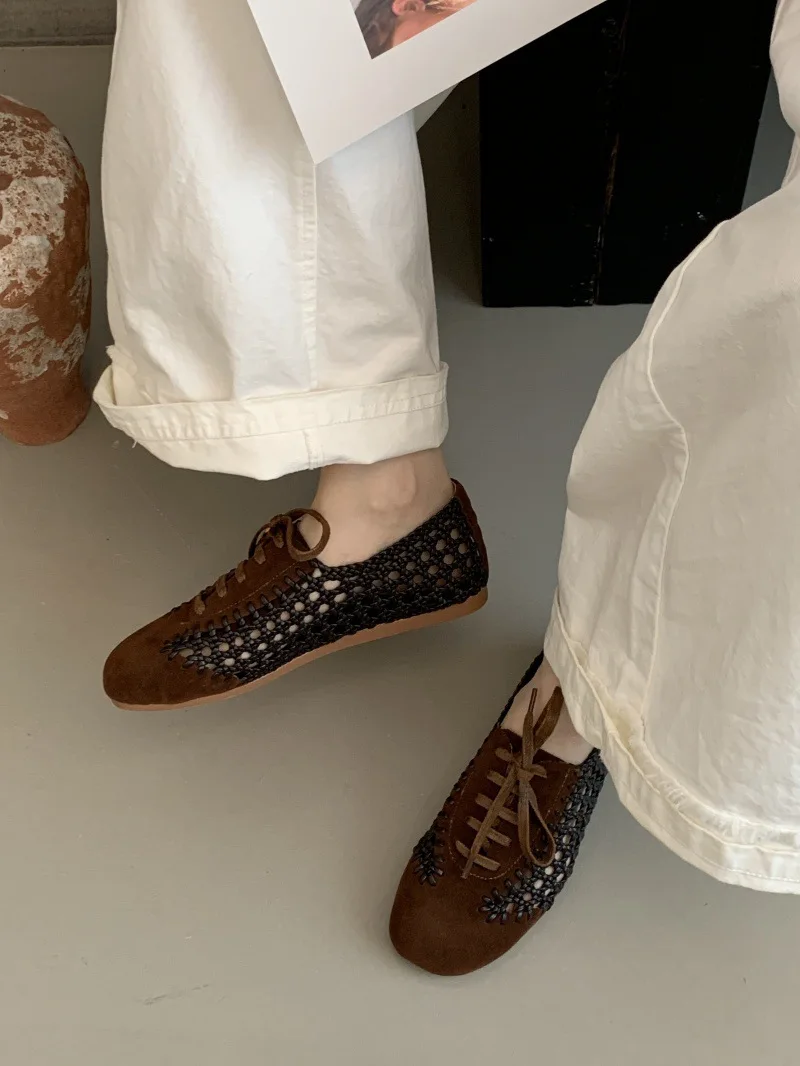 Балетки IPPEUM, новинка 2025 года, модные летние балетки на плоской подошве с сеткой
Балетки IPPEUM, новинка 2025 года, модные летние балетки на плоской подошве с сеткой