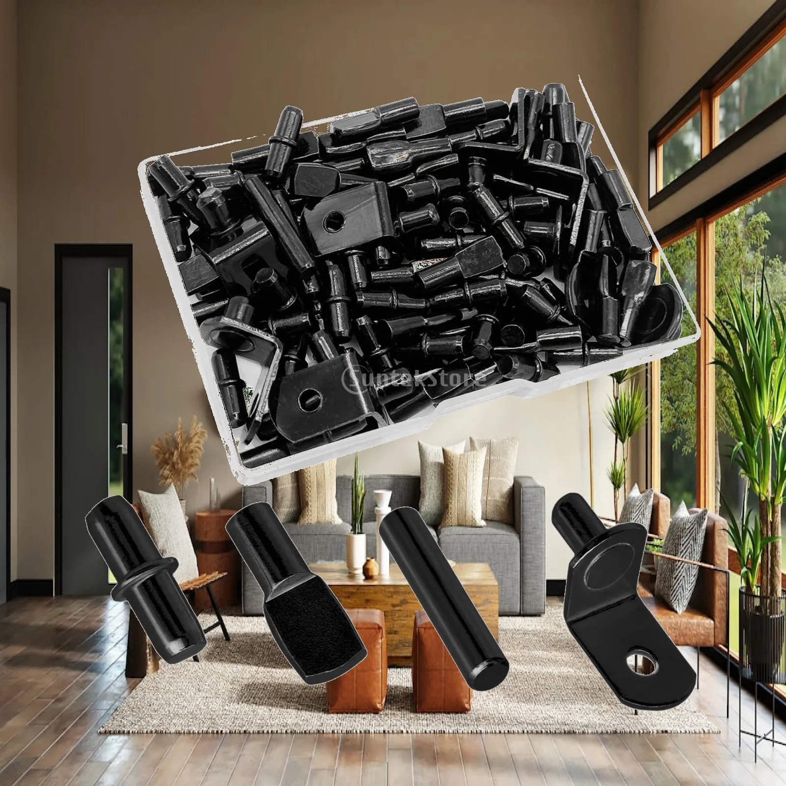 Metal Shelf Pins Kit Nickel Plated Peg Brackets Hardware for Cabinets Furniture Shelves Organizing
Metal Shelf Pins Kit Nickel Plated Peg Brackets Hardware for Cabinets Furniture Shelves Organizing