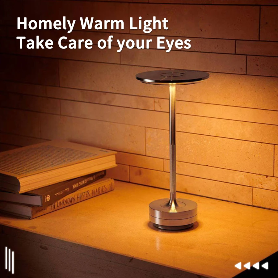 Simple LED Table Lamp Cordless Rechargeable 3 Colors Dimmable Desk Lamp For Living Room Restaurant Bar Atmosphere Lighing
Simple LED Table Lamp Cordless Rechargeable 3 Colors Dimmable Desk Lamp For Living Room Restaurant Bar Atmosphere Lighing