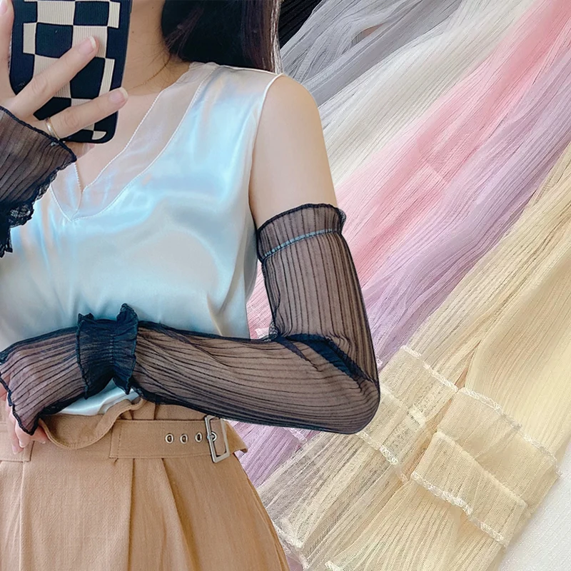 2023 Summer Sunscreen Lace Arm Sleeve Women Arm Cover Fashion Classic UV Protection Ice Arm Cuffs Fingerless Driving Gloves
2023 Summer Sunscreen Lace Arm Sleeve Women Arm Cover Fashion Classic UV Protection Ice Arm Cuffs Fingerless Driving Gloves