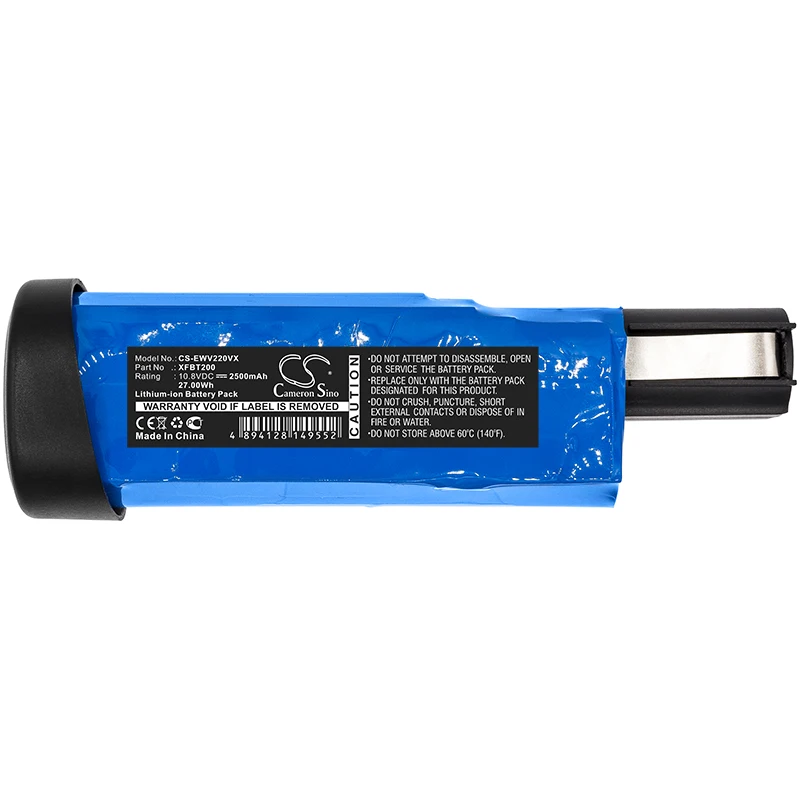 2500mAh Battery for Ion W1 Cord, WV200, WV200UK, WV201, WV205, WV220 PN: XFBT200J, XFBT200, XFBT200EU
2500mAh Battery for Ion W1 Cord, WV200, WV200UK, WV201, WV205, WV220 PN: XFBT200J, XFBT200, XFBT200EU