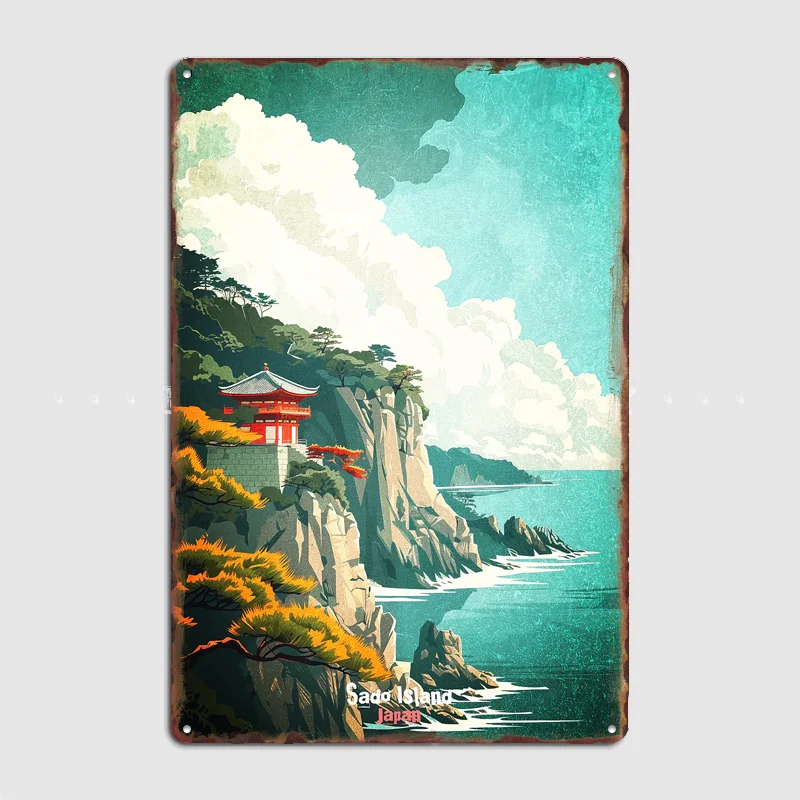Sado Island Japan Temple Travel Scenery Sights Retro Poster Metal Sign Garage Club Indoor Room Wall Decor Custom Tin Home Decor
Sado Island Japan Temple Travel Scenery Sights Retro Poster Metal Sign Garage Club Indoor Room Wall Decor Custom Tin Home Decor
