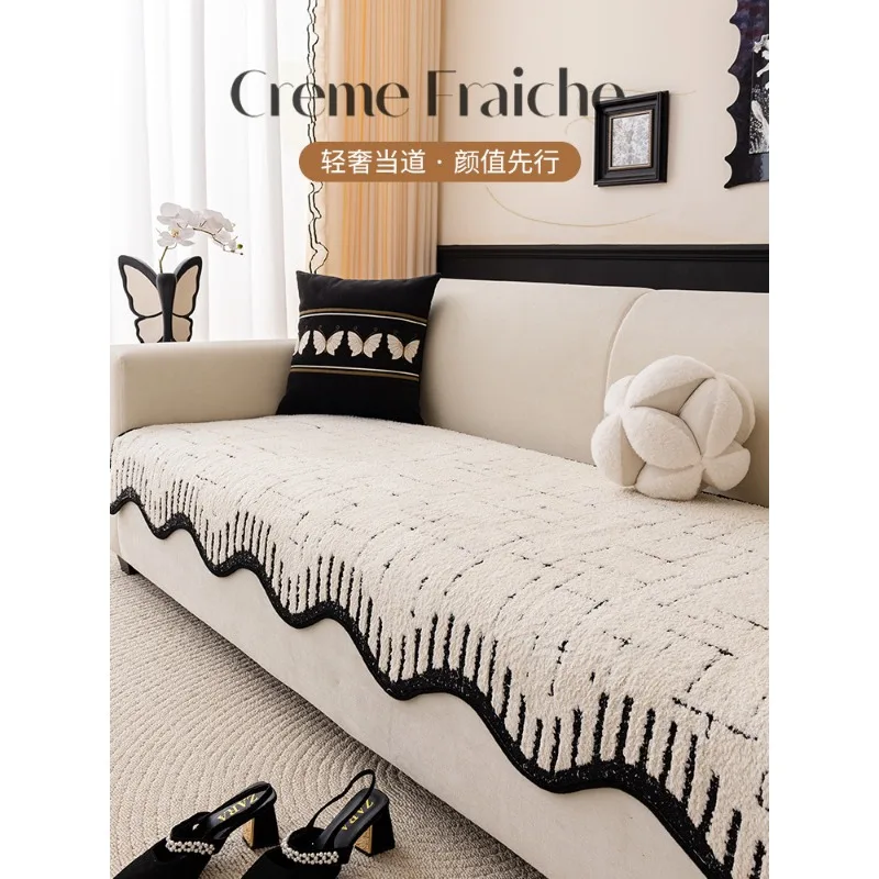 Leather sofa cushion autumn and winter 2024 new plush one-piece straight non-slip seat cushion sofa cover
Leather sofa cushion autumn and winter 2024 new plush one-piece straight non-slip seat cushion sofa cover