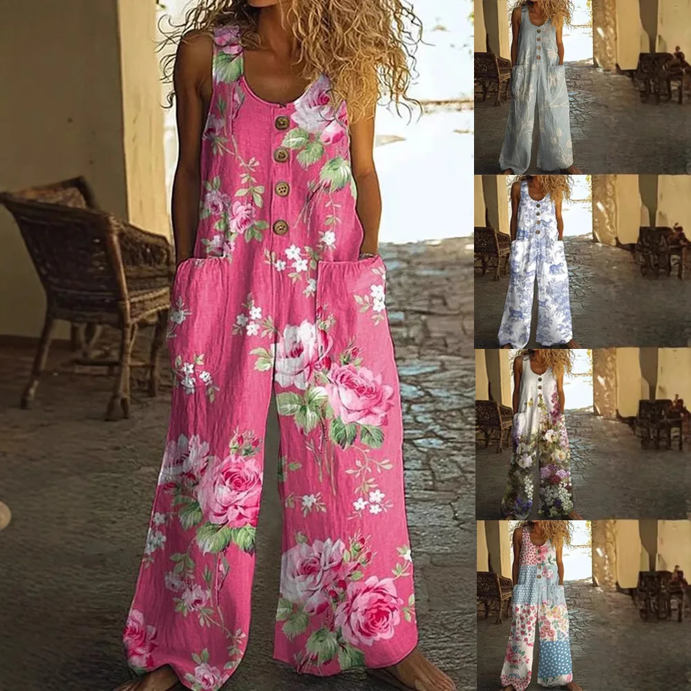 2026 New Women's Casual Sleeveless Loose Pocketed Overalls Long Pants Ladies Fashionable Commute Spring Season China Origin
2026 New Women's Casual Sleeveless Loose Pocketed Overalls Long Pants Ladies Fashionable Commute Spring Season China Origin