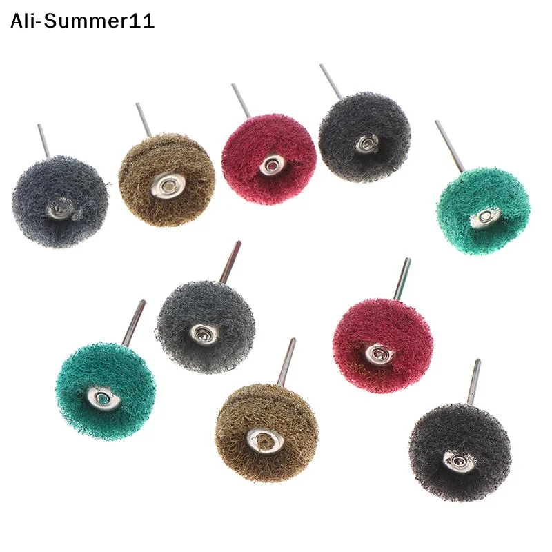 【Y11】10PC Mini Drill Abrasive Brush Fiber Scouring Wheel Pad Cleaning Polishing Sanding Head Electric Grinder Brush Rotary Tools
【Y11】10PC Mini Drill Abrasive Brush Fiber Scouring Wheel Pad Cleaning Polishing Sanding Head Electric Grinder Brush Rotary Tools