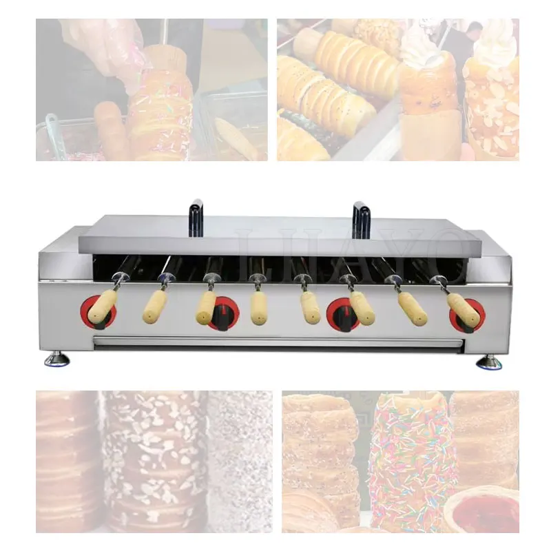 Commercial Ice Cream Cone Kurtos Kalacs Bread Oven Roller Chimney Cake Roll Grill Machine
Commercial Ice Cream Cone Kurtos Kalacs Bread Oven Roller Chimney Cake Roll Grill Machine