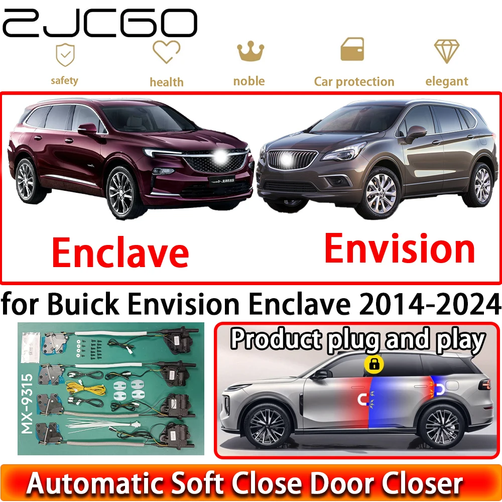 ZJCGO for Buick Envision Enclave 2014-2024 Soft Close Door Kit Power Closing Latch System Auto Pull Door Easy Close Plug & Play
ZJCGO for Buick Envision Enclave 2014-2024 Soft Close Door Kit Power Closing Latch System Auto Pull Door Easy Close Plug & Play