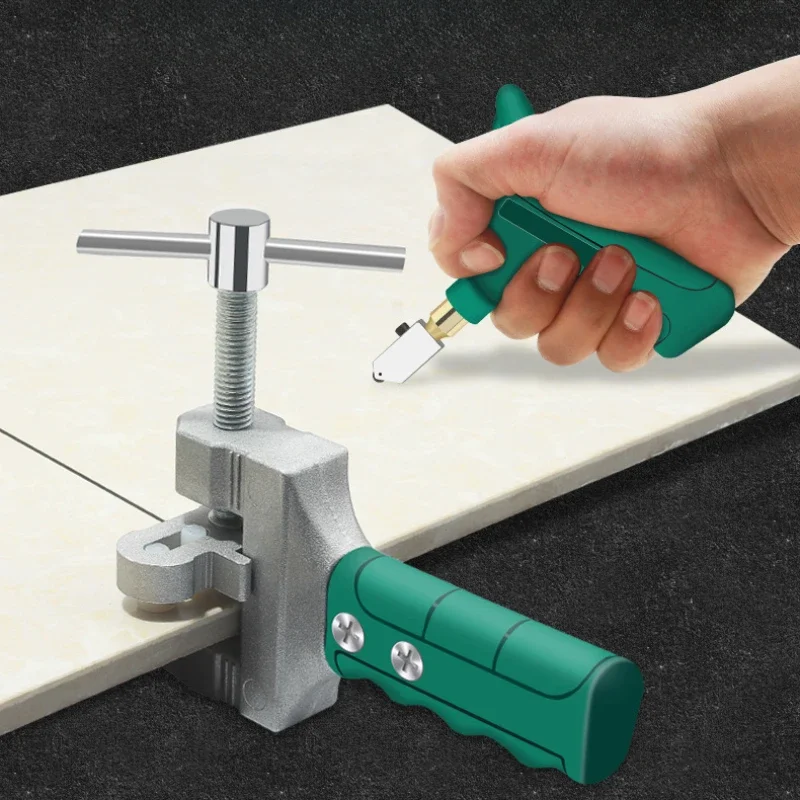 Tile Cutter Tool Kit Portable High Strength Handheld with Dual Purpose Cutter Head for Cutting Glass Ceramic Tiles Opener
Tile Cutter Tool Kit Portable High Strength Handheld with Dual Purpose Cutter Head for Cutting Glass Ceramic Tiles Opener