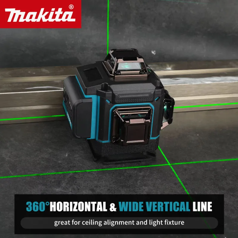 Makita 2026 Digital Outdoor Laser Level 360-Degree X4 Self-Levelling 16-Line Vertical Cross-Line Tool for Precision Measurement
Makita 2026 Digital Outdoor Laser Level 360-Degree X4 Self-Levelling 16-Line Vertical Cross-Line Tool for Precision Measurement