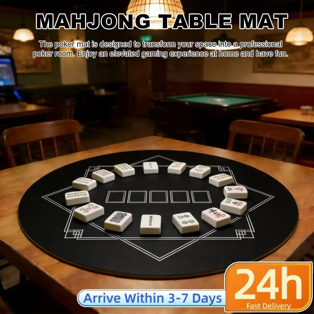 Профессиональный водонепроницаемый круглый коврик для покера 120x120 см с прошитыми краями и резиновым покрытием для игры в казино и других местах
Профессиональный водонепроницаемый круглый коврик для покера 120x120 см с прошитыми краями и резиновым покрытием для игры в казино и других местах