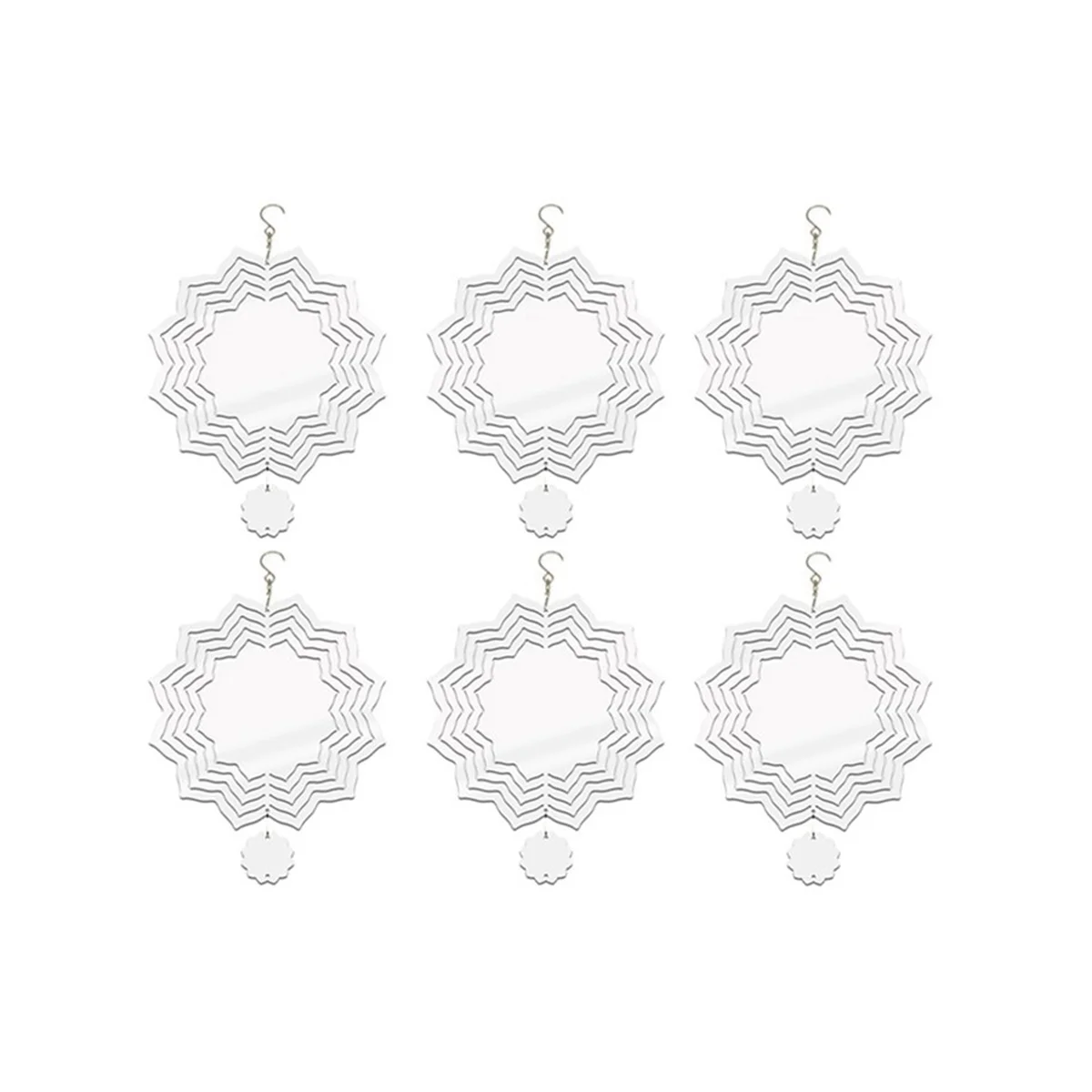 6Pcs Sublimation Wind Spinner Blanks 3D Wind Spinners Hanging Wind Spinners for Outdoor Garden Decoration D-8 Inch
6Pcs Sublimation Wind Spinner Blanks 3D Wind Spinners Hanging Wind Spinners for Outdoor Garden Decoration D-8 Inch