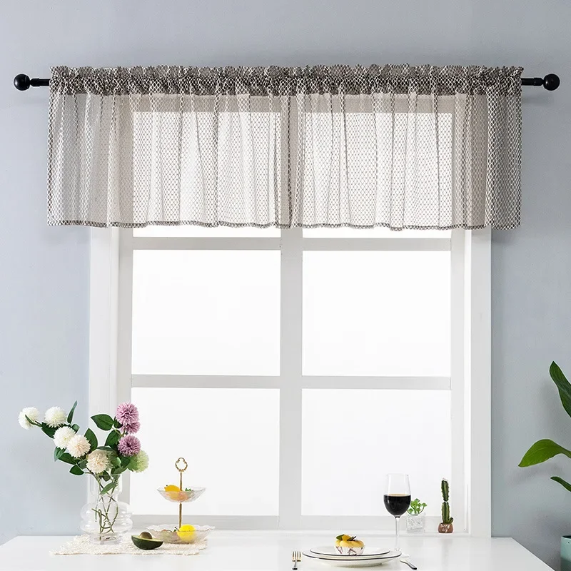 Kitchen Coffee Curtain Small Fresh Finished Wear Rod Small Curtain Hanging Cloth Lace Hem Bedroom Home Short Curtain
Kitchen Coffee Curtain Small Fresh Finished Wear Rod Small Curtain Hanging Cloth Lace Hem Bedroom Home Short Curtain