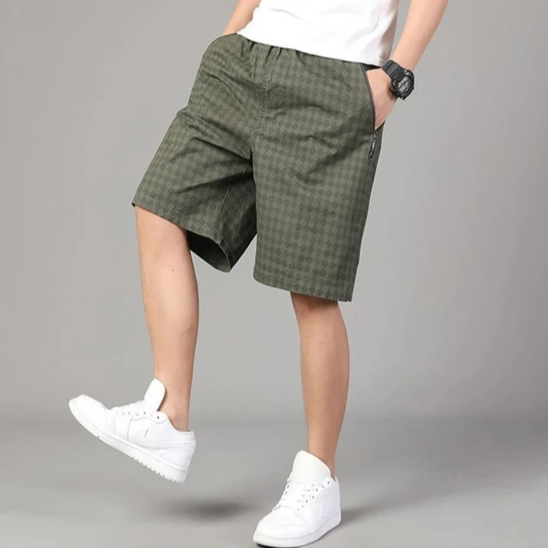 Men's Pure Cotton Casual Shorts Summer Loose Fit Mid Length Pants Big and Tall Plus Size Trendy Solid Color
Men's Pure Cotton Casual Shorts Summer Loose Fit Mid Length Pants Big and Tall Plus Size Trendy Solid Color