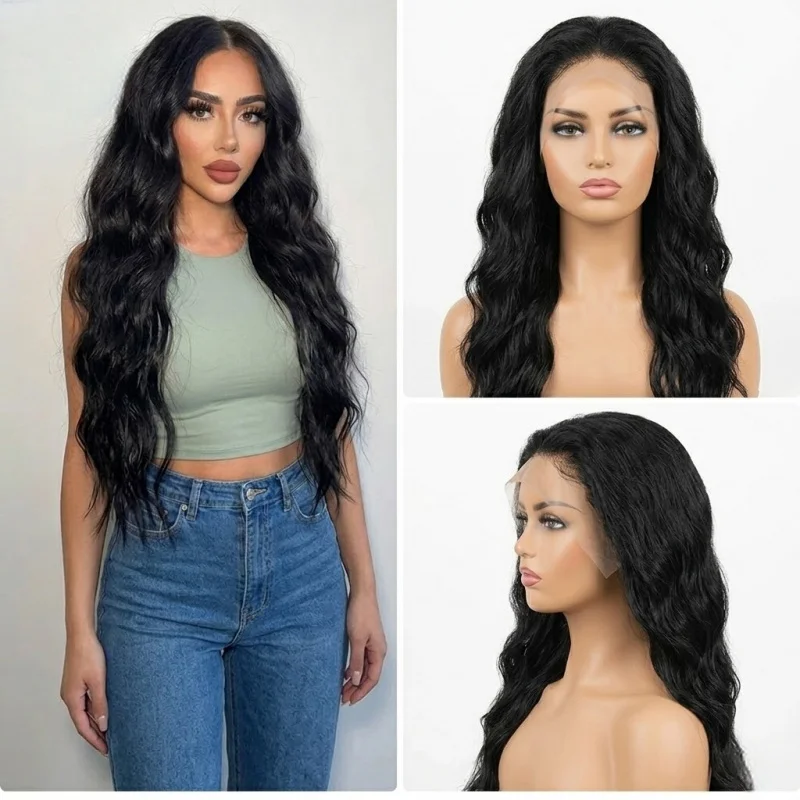 26 Inch Black Synthetic Long Wavy Curly Wigs for Women - Natural Looking Middle Part Wig, Perfect for Daily
26 Inch Black Synthetic Long Wavy Curly Wigs for Women - Natural Looking Middle Part Wig, Perfect for Daily