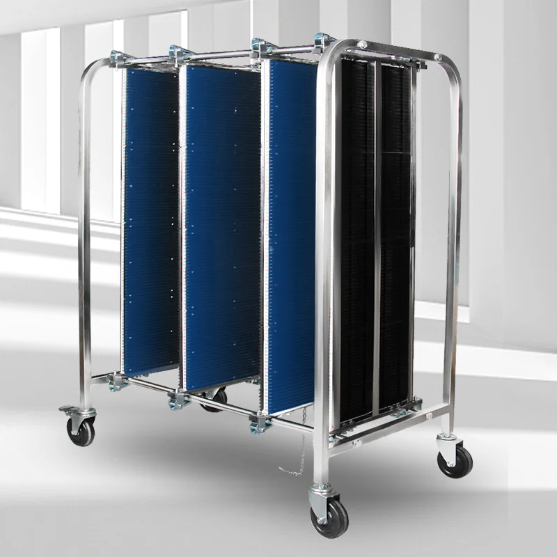 Zhengbang Manufacturer Antistatic PCB Storage Turnover Car Stainless Steel Electronic Metal ESD Turnover Cart for Pcb Production
Zhengbang Manufacturer Antistatic PCB Storage Turnover Car Stainless Steel Electronic Metal ESD Turnover Cart for Pcb Production