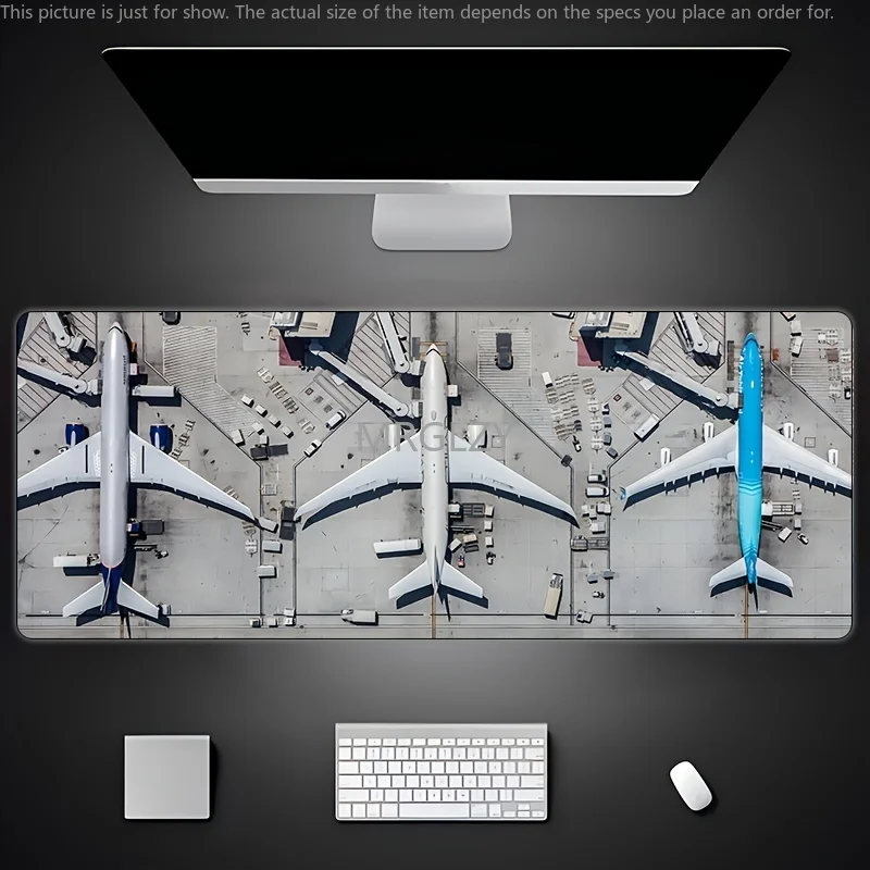 Креативный дизайн взлетно-посадочной полосы в аэропорту, большой резиновый противоскользящий настольный аксессуар, коврик для мыши для офисов и геймеров, декоративный коврик для клавиатуры
Креативный дизайн взлетно-посадочной полосы в аэропорту, большой резиновый противоскользящий настольный аксессуар, коврик для мыши для офисов и геймеров, декоративный коврик для клавиатуры