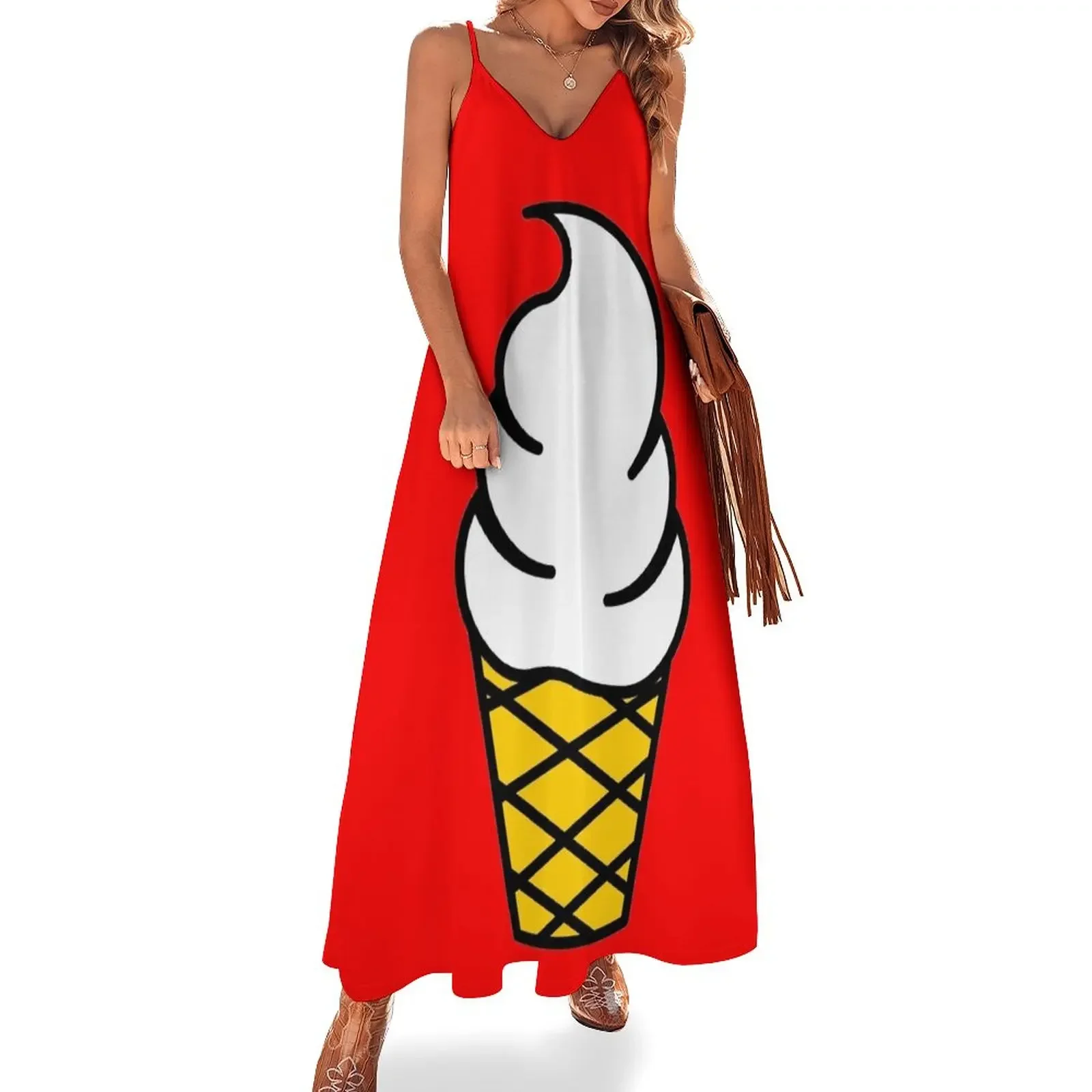 Ice cream Sleeveless Dress women's luxury party dress Casual dresses dress women summer
Ice cream Sleeveless Dress women's luxury party dress Casual dresses dress women summer