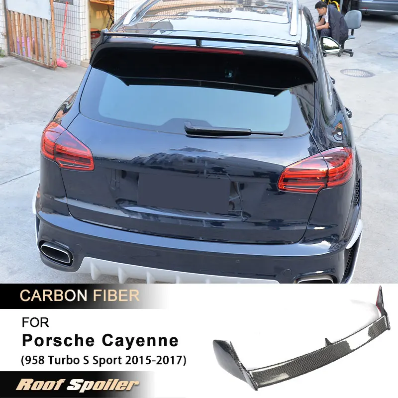 Car Rear Window Roof Spoiler Lip Wing For Porsche Cayenne 958 Turbo S Sport 4 Door 2015-2017 Rear Roof Spoiler Carbon Fiber FRP
Car Rear Window Roof Spoiler Lip Wing For Porsche Cayenne 958 Turbo S Sport 4 Door 2015-2017 Rear Roof Spoiler Carbon Fiber FRP