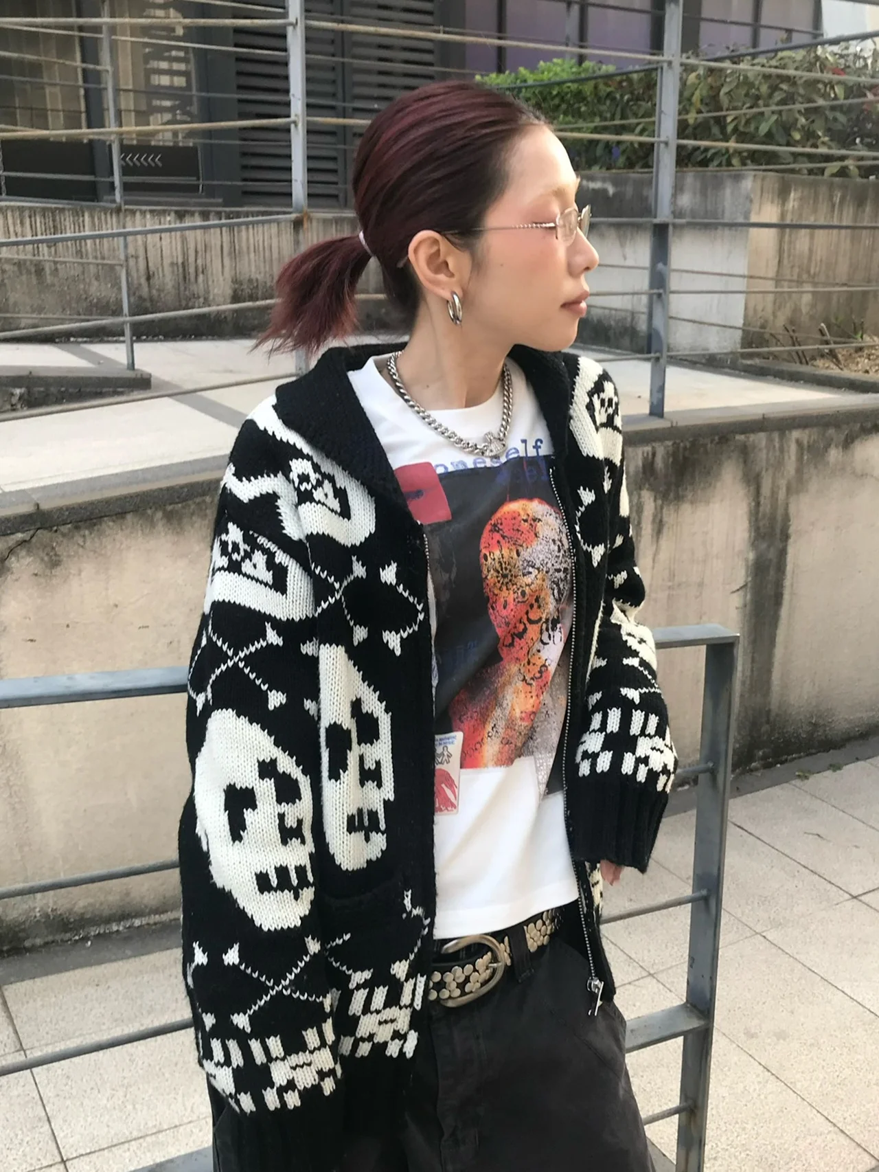 MMBBT Оригинальный вязаный кардиган с длинными рукавами, черный, весна-осень, женский повседневный универсальный свободный крой, топ
MMBBT Оригинальный вязаный кардиган с длинными рукавами, черный, весна-осень, женский повседневный универсальный свободный крой, топ