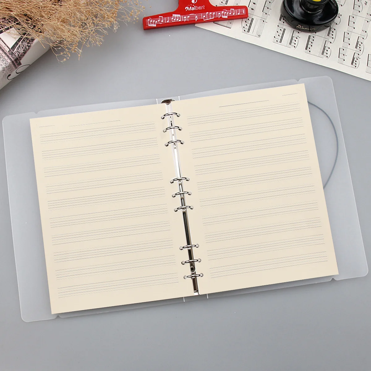 Five-Line Staff Inner Core 3Mm 10 Rows No Ink Bleed Easy Erase Blank Sheet Music Refill For Musicians Students
Five-Line Staff Inner Core 3Mm 10 Rows No Ink Bleed Easy Erase Blank Sheet Music Refill For Musicians Students