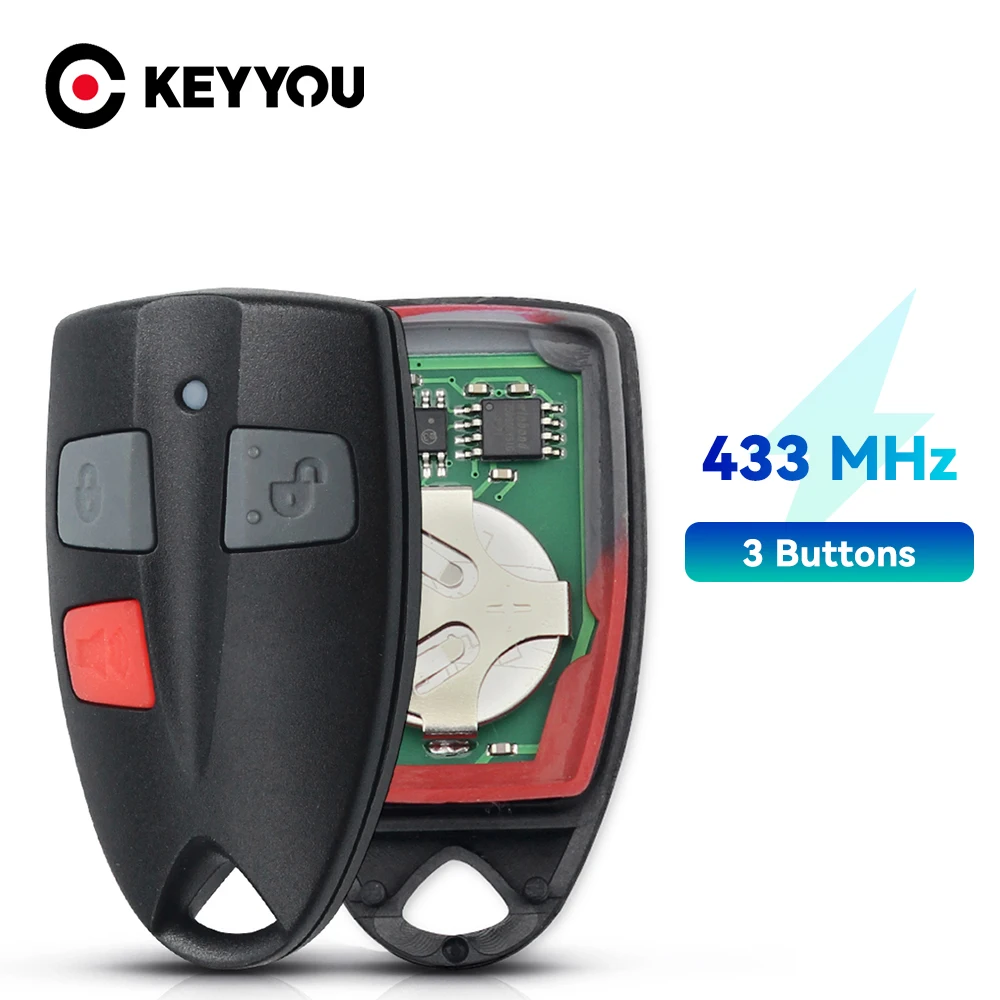 KEYYOU 3 Buttons 433Mhz Smart Remote Entry Control Car Key For Ford Falcon AU Clicker Transmitter Keyless
KEYYOU 3 Buttons 433Mhz Smart Remote Entry Control Car Key For Ford Falcon AU Clicker Transmitter Keyless