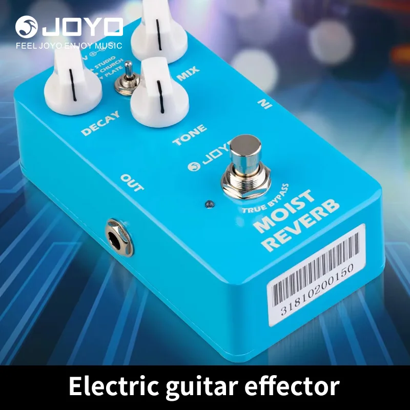 JOYO JF-20 Moist Reverb гитарная педаль эффектов 32-битный высокопроизводительный чип DSP True Bypass для групповых выступлений
JOYO JF-20 Moist Reverb гитарная педаль эффектов 32-битный высокопроизводительный чип DSP True Bypass для групповых выступлений